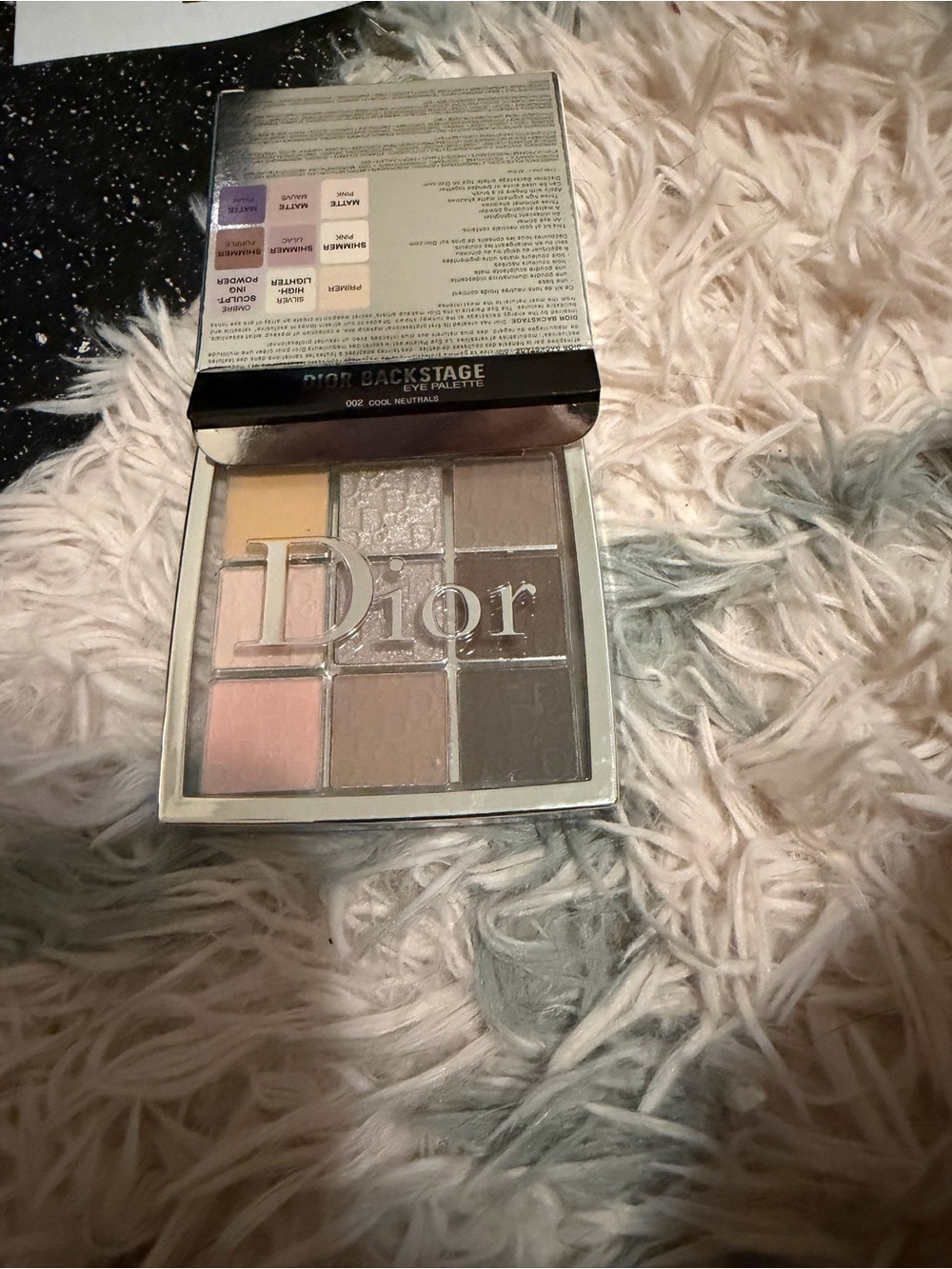 Dior Backstage Eyeshadow Palette cool neutrals